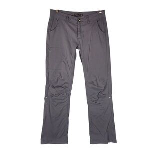 Prana Halle pants. Dark grey. Size 4 short. Can be rolled up to shorter length.